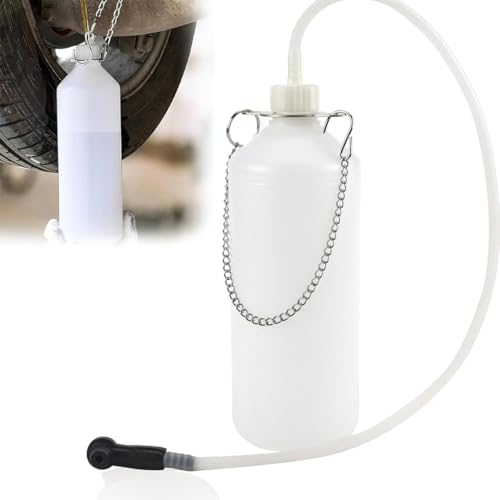 YOYEAH Bremsflüssigkeitsbehälter 1L - Auslaufsicheres bremsenentlüfter mit 60cm Schlauch und Universal-Adapter - Ideal zum Ölabsaugspritze und Bremse entlüften für Autos, Motorräder und Geländewagen. YOYEAH Bremsflüssigkeitsbehälter 1L - Auslaufsicheres bremsenentlüfter mit 60cm Schlauch und Universal-Adapter - Ideal zum Ölabsaugspritze und Bremse entlüften für Autos, Motorräder und Geländewagen. von YOYEAH