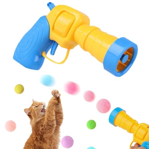 YOYEAH Katzenspielzeug Bälle Set - 100 Stück Interaktive Katzenspielzeug Bälle Launch-Training und Geräuschloser Katzen Ball für Katzen Indoor, Kätzchenspielzeug Balle. YOYEAH Katzenspielzeug Bälle Set - 100 Stück Interaktive Katzenspielzeug Bälle Launch-Training und Geräuschloser Katzen Ball für Katzen Indoor, Kätzchenspielzeug Balle. von YOYEAH