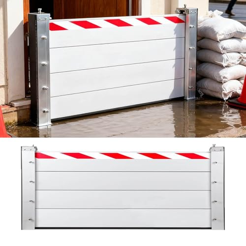 Aluminiumlegierung Hochwasserschutzbarriere – Wiederverwendbar, Einfache Montage, Für Garageneinfahrt & Haustür​(140 * 80cm) von YOYIFA