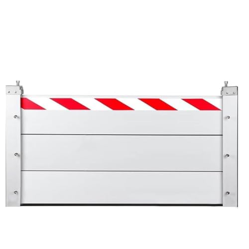 Aluminiumlegierungs Hochwasserschutzbarriere, Wasserdicht, Leicht Zu Installieren & Wiederverwendbar, Für Garage, Keller Und Hauseingang(130x60cm) von YOYIFA