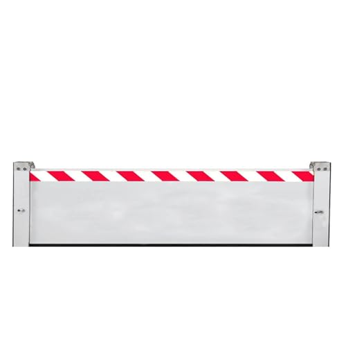 Schwere Aluminiumlegierung Hochwasserschutzschranke - Wiederverwendbare Wasserstoppplatte Mit Reflexstreifen Für Garage, Tür, U-Bahneingang, Maßgeschneiderter Überflutungsabwehrschirm(L200cm) von YOYIFA