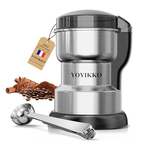 Macinacaffè Elektrische Kaffeemühle Multifunktionale Kaffeemühle Einstellbare Kaffeemaschine für Espresso/Gocciolamento/Expedition Macinacaffè Für Kaffee, Gewürze und Andere Lebensmittel (Silberfarben Macinacaffè Elektrische Kaffeemühle Multifunktionale Kaffeemühle Einstellbare Kaffeemaschine für Espresso/Gocciolamento/Expedition Macinacaffè Für Kaffee, Gewürze und Andere Lebensmittel (Silberfarben von YOYIKKO