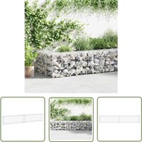 The Living Store Gabionenwand mit Abdeckung Verzinkter Stahl 300x30x50 cm - Gabionenwand - Stahldrahtzaun - Gartenzubehör - Terrassenbegrenzung The Living Store Gabionenwand mit Abdeckung Verzinkter Stahl 300x30x50 cm - Gabionenwand - Stahldrahtzaun - Gartenzubehör - Terrassenbegrenzung von YOYO
