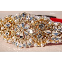 Luxus Hundehalsband Strass Hundehalsband Mit Samt Und Strasssteinen. Tierhalsband.hundehalsband. Hochzeit Hundehalsband von YOYOPETFASHION