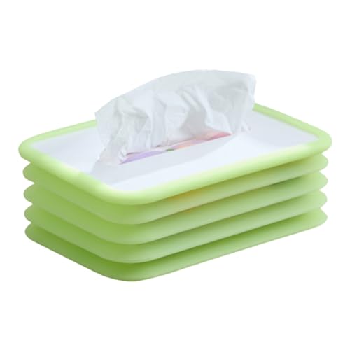 Kosmetiktücherboxen Silikon-Klapp-Hebe-Taschentuchbox Automatische Push-Down-Taschentuchbox Kosmetiktücherboxen Silikon-Klapp-Hebe-Taschentuchbox Automatische Push-Down-Taschentuchbox von YOYUMI