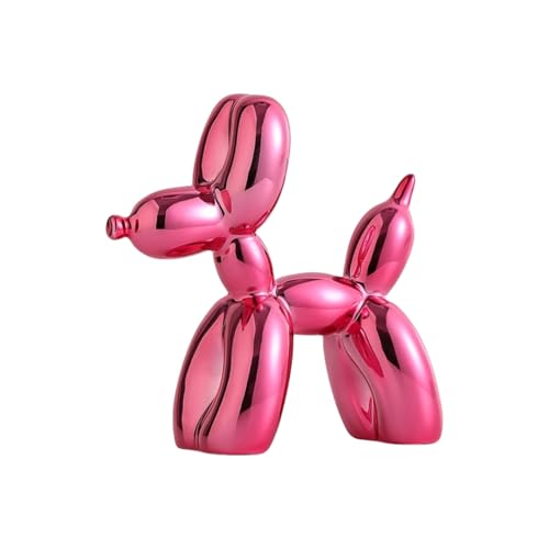 YOYUMI Galvanisiert Ballon Hund skulptur, Luxus Ornament, Harzstatue für Wohnzimmer, Schlafzimmer, Bürodekor, Hochglanzoberfläche, Rosa, 9,5 x 9,5 x 4 cm YOYUMI Galvanisiert Ballon Hund skulptur, Luxus Ornament, Harzstatue für Wohnzimmer, Schlafzimmer, Bürodekor, Hochglanzoberfläche, Rosa, 9,5 x 9,5 x 4 cm von YOYUMI
