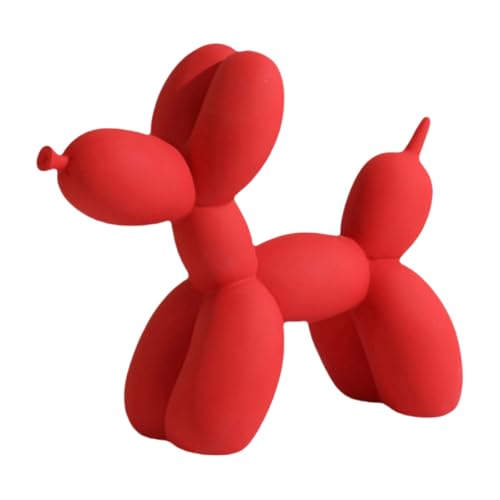 YOYUMI Skulptur Ballon Hund Ornamente Wohnzimmer Schlafzimmer Weinschrank Dekoration Kunstharz Kunsthandwerk Weiche Dekoration Kunst Rot YOYUMI Skulptur Ballon Hund Ornamente Wohnzimmer Schlafzimmer Weinschrank Dekoration Kunstharz Kunsthandwerk Weiche Dekoration Kunst Rot von YOYUMI