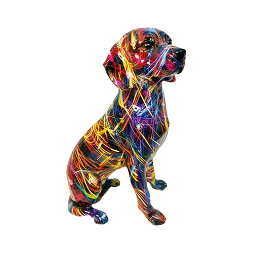 YOYUMI Skulptur Moderne Wohnzimmerdekorationen Home-Office-Dekorationen Kunsthandwerk Mit Hunden Aus Harz Einweihungsgeschenke Bunt YOYUMI Skulptur Moderne Wohnzimmerdekorationen Home-Office-Dekorationen Kunsthandwerk Mit Hunden Aus Harz Einweihungsgeschenke Bunt von YOYUMI