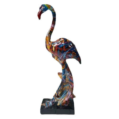 YOYUMI Skulpturen Flamingo-Ornamente Farbenfrohes Kunsthandwerk Aus Kunstharz Dekorationen Für Den Eingangsbereich des Wohnzimmers Bunt YOYUMI Skulpturen Flamingo-Ornamente Farbenfrohes Kunsthandwerk Aus Kunstharz Dekorationen Für Den Eingangsbereich des Wohnzimmers Bunt von YOYUMI