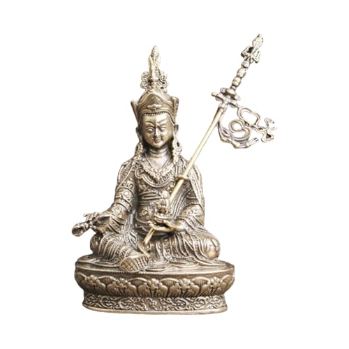 YOYUMI Skulpturen Vintage Messing Padmasambhava Buddha Statue Schreibtisch Ornamente Für Bronze Statue Handwerk - Vintage Und Alt YOYUMI Skulpturen Vintage Messing Padmasambhava Buddha Statue Schreibtisch Ornamente Für Bronze Statue Handwerk - Vintage Und Alt von YOYUMI
