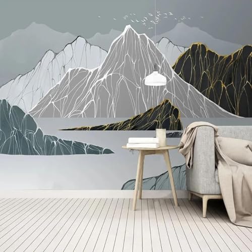 YOZYOOOZ Abstrakte Tintenlandschaft Vogellandschaft 3D-Wandtapete selbstklebendes wasserdichtes PVC-Poster geeignet für die Dekoration von Schlafzimmer und Wohnzimmer YOZYOOOZ Abstrakte Tintenlandschaft Vogellandschaft 3D-Wandtapete selbstklebendes wasserdichtes PVC-Poster geeignet für die Dekoration von Schlafzimmer und Wohnzimmer von YOZYOOOZ
