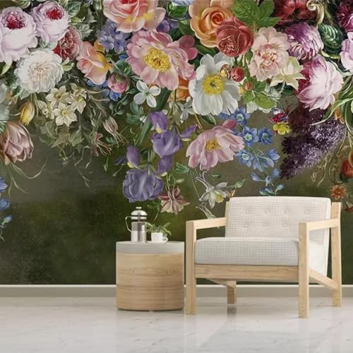 YOZYOOOZ Handgemalte Rosenblumen-Fotohintergrund-3D-Tapete für Kindergartenschlafzimmer-Wohnzimmer-Kinderzimmer-Fernsehsofa-Hintergrundwand YOZYOOOZ Handgemalte Rosenblumen-Fotohintergrund-3D-Tapete für Kindergartenschlafzimmer-Wohnzimmer-Kinderzimmer-Fernsehsofa-Hintergrundwand von YOZYOOOZ