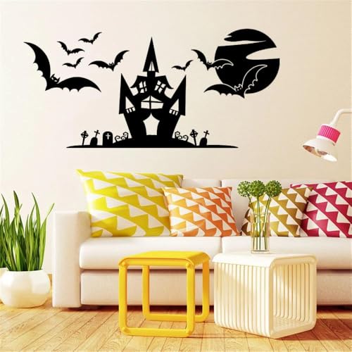 YOZYOOOZ WANDTATTOO ZITAT HALLOWEEN SZENE HALLOWEEN AUFKLEBER HEXE SPUKHAUS OBERFLÄCHE GRAFIK INNENDEKORATION 116X57CM YOZYOOOZ WANDTATTOO ZITAT HALLOWEEN SZENE HALLOWEEN AUFKLEBER HEXE SPUKHAUS OBERFLÄCHE GRAFIK INNENDEKORATION 116X57CM von YOZYOOOZ