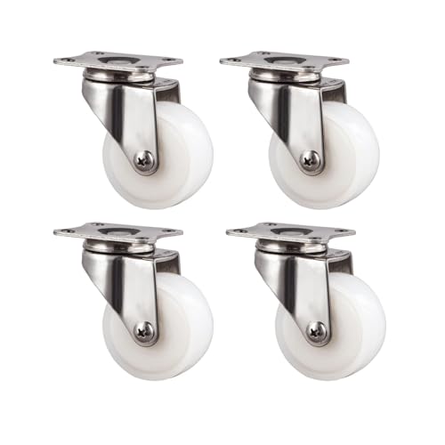 304 Edelstahl-Lenkrolle Universalrad 2 Zoll Wasserdicht Und Rostfrei Universalrad Mit Bremstrolleyrad 4 Stück(Universal wheel) von YPAPBHT