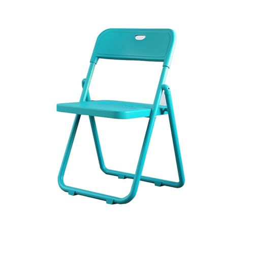 YPAPBHT Leichter Klappstuhl for den Heimgebrauch, Camping im Freien, tragbarer Freizeithocker, Esszimmerhocker(Blue) von YPAPBHT