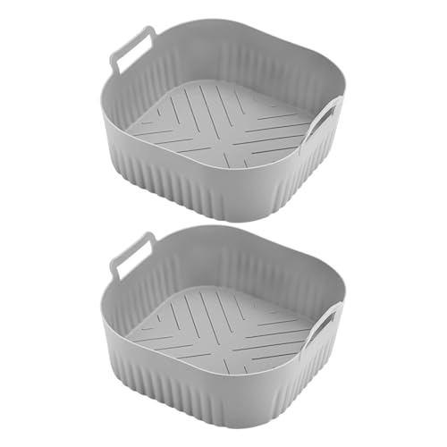 2 Stück/Set Silikon-Luftfrittiermaschinen-Auskleidung, wiederverwendbar, kreisförmiges Zubehör für NA229 220 Korb, Küche, Luftfrittiermaschinen-Zubehör 2 Stück/Set Silikon-Luftfrittiermaschinen-Auskleidung, wiederverwendbar, kreisförmiges Zubehör für NA229 220 Korb, Küche, Luftfrittiermaschinen-Zubehör von YPBEW