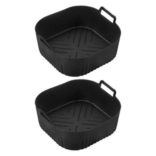 2 Stück/Set Silikon-Luftfrittiermaschinen-Auskleidung, wiederverwendbar, kreisförmiges Zubehör für NA229 220 Korb, Küche, Luftfrittiermaschinen-Zubehör 2 Stück/Set Silikon-Luftfrittiermaschinen-Auskleidung, wiederverwendbar, kreisförmiges Zubehör für NA229 220 Korb, Küche, Luftfrittiermaschinen-Zubehör von YPBEW