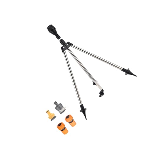 360° drehbarer Gartensprinkler auf verstellbarem Stativsockel, 1,9 cm Schlauchadapter für Terrassen, Gewächshäuser, Blumenbeete, Bewässerung, Bodenoptimierung, Bewässerungssprinkler 360° drehbarer Gartensprinkler auf verstellbarem Stativsockel, 1,9 cm Schlauchadapter für Terrassen, Gewächshäuser, Blumenbeete, Bewässerung, Bodenoptimierung, Bewässerungssprinkler von YPBEW