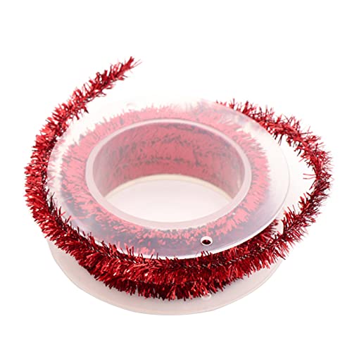 Lametta-Girlanden, Weihnachts-Lametta-Girlande für Baum, Hochzeit, Geburtstag, Party, Dekoration, Geschenkverpackung, Sterndraht, 12 m Lametta-Girlanden, Weihnachts-Lametta-Girlande für Baum, Hochzeit, Geburtstag, Party, Dekoration, Geschenkverpackung, Sterndraht, 12 m von YPBEW