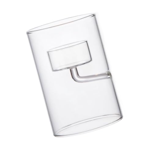 Transparenter zylinderförmiger Teelichthalter mit Zylinder-Design, für Hochzeit, Abendessen, Party, Tischdekoration, Tafelaufsätze, Teelichthalter von YPBEW