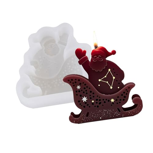 Weihnachtsmann-Silikonform für Seife, Weihnachtsdekoration, lebensmittelechtes Silikon für Epoxidharz, Weihnachtsmann Weihnachtsmann-Silikonform für Seife, Weihnachtsdekoration, lebensmittelechtes Silikon für Epoxidharz, Weihnachtsmann von YPBEW