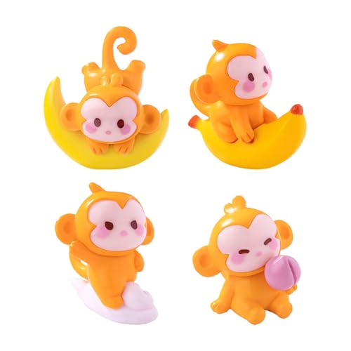 YPBEW 1. 4 Stück Cartoon-Affe Mond Angeln Harz Figuren Schreibtisch Dekor für Büro Schlafzimmer Auto Armaturenbrett Kinderzimmer Garten Landschaft Affe Figur YPBEW 1. 4 Stück Cartoon-Affe Mond Angeln Harz Figuren Schreibtisch Dekor für Büro Schlafzimmer Auto Armaturenbrett Kinderzimmer Garten Landschaft Affe Figur von YPBEW
