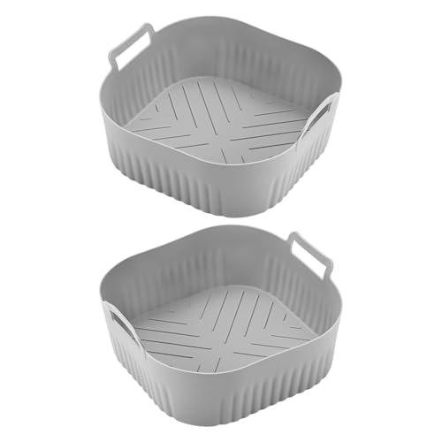 YPBEW 2pcs/Set Air Frying Machine Silicon Liner Quadratinerien Für Na229 220 Zubehör Air Frying Machine Backform Wiederverwendbar von YPBEW