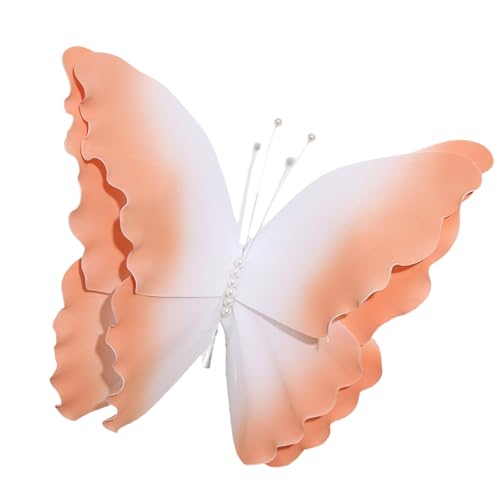 YPBEW Vibrantierte Farbschmetterlinge Partydekoration 50 cm Großer Schmetterlingsverzierung Für Hochzeits Und Event Wandkunst Butterfly Event Dekoration YPBEW Vibrantierte Farbschmetterlinge Partydekoration 50 cm Großer Schmetterlingsverzierung Für Hochzeits Und Event Wandkunst Butterfly Event Dekoration von YPBEW