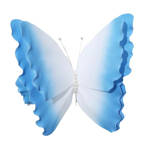 YPBEW Vibrantierte Farbschmetterlinge Partydekoration 50 cm Großer Schmetterlingsverzierung Für Hochzeits Und Event Wandkunst Butterfly Event Dekoration YPBEW Vibrantierte Farbschmetterlinge Partydekoration 50 cm Großer Schmetterlingsverzierung Für Hochzeits Und Event Wandkunst Butterfly Event Dekoration von YPBEW
