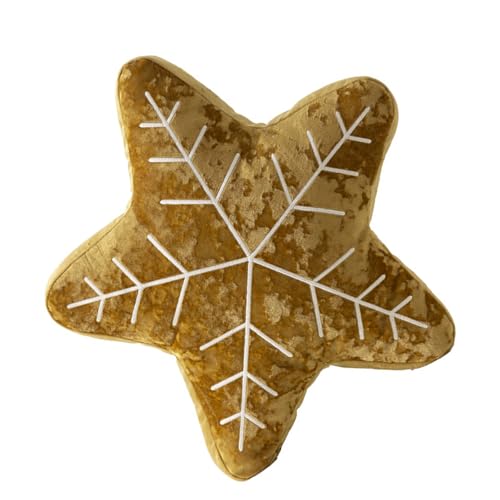 YPBEW Weihnachts-Kissenbezug aus Polyester, Stickerei-Designs, bequemes Wohnaccessoire, Festival, Familiendekoration, Kissen von YPBEW
