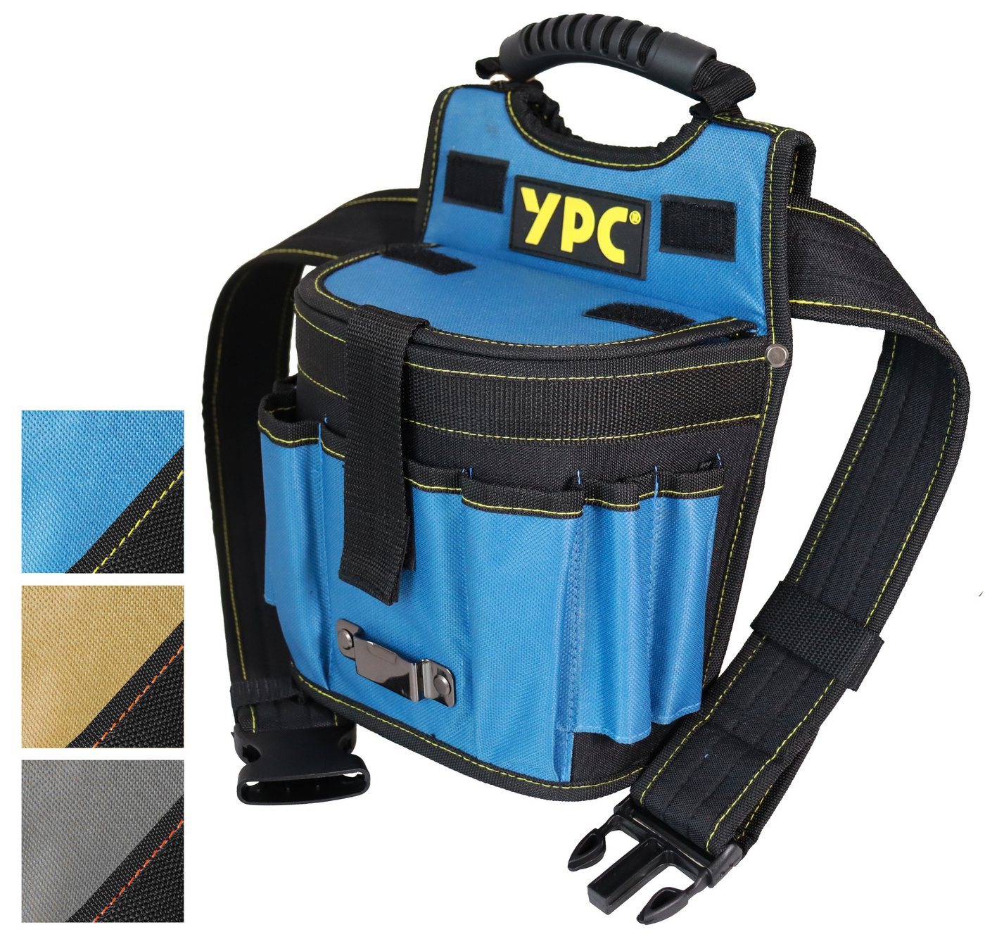 YPC Werkzeugtasche Rapid" Gürteltasche XXL, 29x20x13cm, 5 kg Tragkraft, stabiler Tragegriff, viele Steckfächer, robust, praktisch" von YPC
