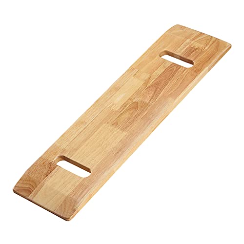 YPCBYNBS Transferbrett aus Holz, aus robustem Hartholz für die Übertragung von behinderten Patienten, älteren Menschen, Senioren zwischen Rollstuhl, Bett, Kommode oder Stuhl, 76,2 cm mit zwei von YPCBYNBS