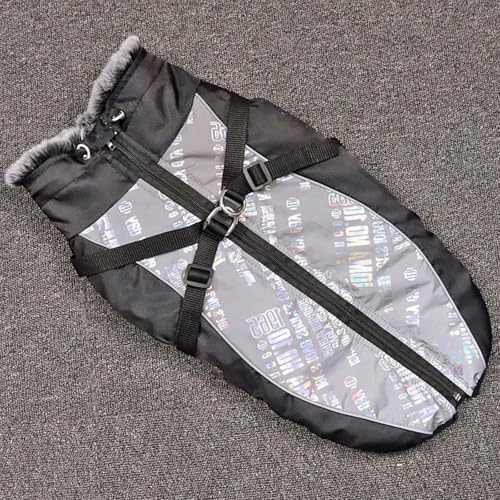 YPDOPORA Hundemäntel Für Große Hunde, Wasserdicht, Für Den Winter, Kuschelige Rollkragenjacke Für Hunde, wasserdichte, Reflektierende Haustierjacke Mit Verstellbarem Reißverschluss,Weiß,2XL YPDOPORA Hundemäntel Für Große Hunde, Wasserdicht, Für Den Winter, Kuschelige Rollkragenjacke Für Hunde, wasserdichte, Reflektierende Haustierjacke Mit Verstellbarem Reißverschluss,Weiß,2XL von YPDOPORA