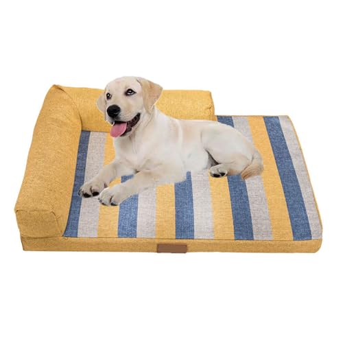 YPDOPORA Orthopädisches Hundebett Für Mittelgroße Hunde, Memory Foam Hundebettsofa, Weiches, Bequemes Haustiersofa Mit Rutschfester Unterseite, Waschbarer, Abnehmbarer Bezug Für Hunde,Gelb,S YPDOPORA Orthopädisches Hundebett Für Mittelgroße Hunde, Memory Foam Hundebettsofa, Weiches, Bequemes Haustiersofa Mit Rutschfester Unterseite, Waschbarer, Abnehmbarer Bezug Für Hunde,Gelb,S von YPDOPORA