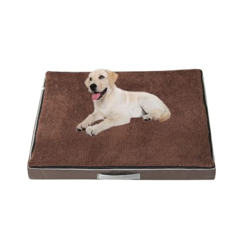 YPDOPORA Orthopädisches Hundebett Groß, Eierkarton-Schaumstoff Für Hundebett, Hundebetten Mittelgroßer Hunde, Abnehmbarer, Waschbarer Bezug, Hundebox-Unterlage Mit Rutschfester Unterseite,Braun,L YPDOPORA Orthopädisches Hundebett Groß, Eierkarton-Schaumstoff Für Hundebett, Hundebetten Mittelgroßer Hunde, Abnehmbarer, Waschbarer Bezug, Hundebox-Unterlage Mit Rutschfester Unterseite,Braun,L von YPDOPORA