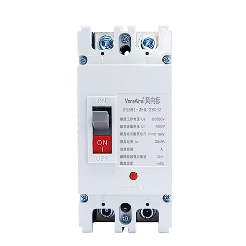 2P DC500V MCCB Batterie 125A 250A Solar PV DC Geformt Fall Leistungsschalter Schutz Kurzschluss Überlastschutz von YPEZASDLW