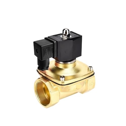 YPEZASDLW 1PCS DN40 Messing IP65 wasserdichte Flüssigkeit Magnetventil Normalerweise Geschlossen Normalerweise Offen Magnetventil(24VAC-Normally Open) von YPEZASDLW