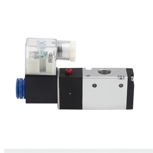 YPEZASDLW 3V210-08 3 Wege 2 Positionen 1/4" NO NC Pneumatisches Magnetventil Luftrichtungssteuerung DC12V DC24V AC110V AC220V(3V210-08-NC and 12mm,AC24V) von YPEZASDLW