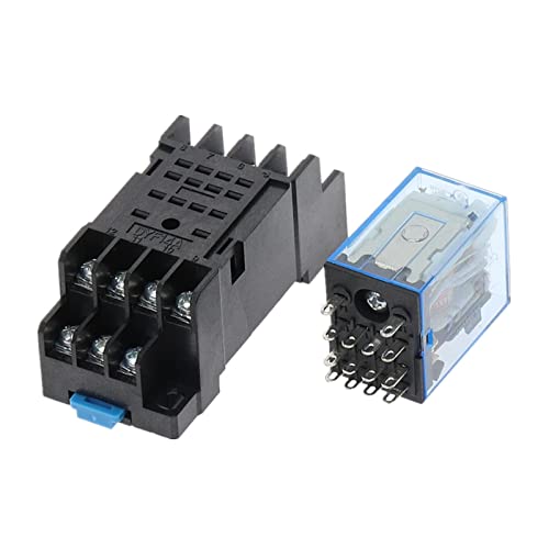 YPEZASDLW MY4NJ 14PIN 4DPDT Elektronisches Micro Mini Elektromagnetisches Relais 5A Spule mit PYF14A Sockelbasis DC12V DC24V AC110V 220V 380V 50set(AC 36V) von YPEZASDLW