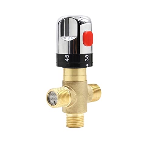 YPEZASDLW Messing Körper Automatische Mischen Thermostat Ventil Rohr Thermostat Wasserhahn Bad Wasser Temperatur Control Wasserhahn YPEZASDLW Messing Körper Automatische Mischen Thermostat Ventil Rohr Thermostat Wasserhahn Bad Wasser Temperatur Control Wasserhahn von YPEZASDLW