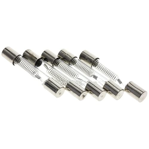 YPEZASDLW Sicherung 10 Stück 5 kV 0,6 A 0,65 A 0,7 A 0,75 A 0,8 A 0,85 A 0,9 A 1 A 6 x 40 mm Mikrowellen-Hochdrucksicherung, spezielle Mikrowellen-Backofen-Sicherung(0.8A) von YPEZASDLW