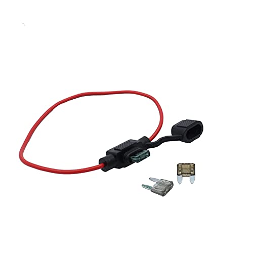 YPEZASDLW Sicherung 12V Auto Wasserdichter Sicherungshalter Sockel TAP Adapter Micro/Mini/Standard ATM APM mit 10A Blade Auto Auto Motorrad Motorrad Sicherung(30A and Fuse Holder) von YPEZASDLW