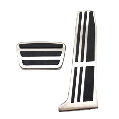 YPGHBHD 1 Set Gas Brake Pedal Cover, Kompatibel mit Toyota Camry 2018-2020, Stainless Steel Gas Pedal Pads Kit for Gas Brake Pedals,Set 1 von YPGHBHD