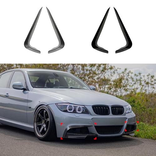 YPGHBHD Kompatibel für BMW 3 Series E90 E91 LCI M Sport 2009-2012, 1Paar Frontstoßstange Luftauslassblende Seitenspoiler Links Rechts Heckstoßstangensplitter Ersatz Spoiler,Gloss Black YPGHBHD Kompatibel für BMW 3 Series E90 E91 LCI M Sport 2009-2012, 1Paar Frontstoßstange Luftauslassblende Seitenspoiler Links Rechts Heckstoßstangensplitter Ersatz Spoiler,Gloss Black von YPGHBHD