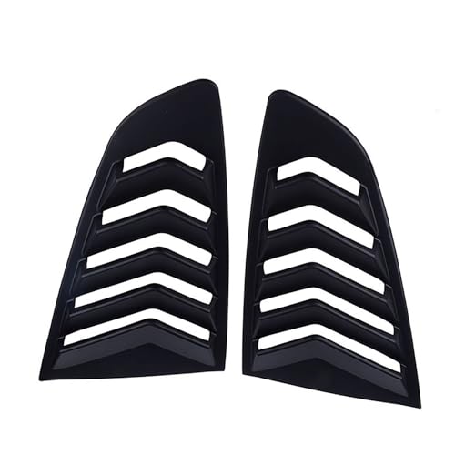 YPGHBHD Kompatibel für Ford Mustang 2015-2020, 2 Stück Seitenfenster Louver Lüftungsöffnungen Für Hintere Seitenfenster Hinten Seitenscheibe Louver, C Matt Black YPGHBHD Kompatibel für Ford Mustang 2015-2020, 2 Stück Seitenfenster Louver Lüftungsöffnungen Für Hintere Seitenfenster Hinten Seitenscheibe Louver, C Matt Black von YPGHBHD