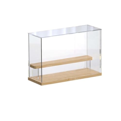 YPIOUREN Durchsichtige Vitrine Aus Acryl Mit Licht, Vitrine Mit Ständer Und Staubdichter Schutz, Vitrine Aus Acryl, Miniaturvitrine, For Sammlerstücke Und Actionfiguren(Without light,32*12*21.2cm) von YPIOUREN