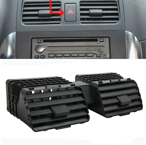 YPJHHXQ Set Ventilationsgrill Klimaanlage für Suzuki Swift 2004-2010 73610-77J00 - Dashboard-Trim Innenraum, Luftfluss Optimieren - Modernes Design, Schnelle Installation von YPJHHXQ