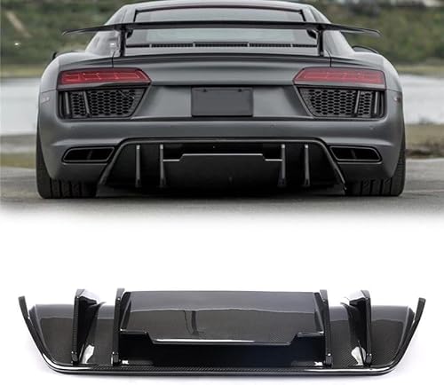 YPJHMXQXQ ABS-Heckdiffusor-Set für Audi R8 2016 2017 2018,einstellbar, mattiert – stabilität & luftströmung – moderner Design von YPJHMXQXQ