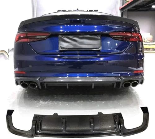 YPJHMXQXQ ABS-Heckdiffusor-Set für Audi S5 A5 B9 Sline 2017 2018 2019,einstellbar, mattiert – stabilität & luftströmung – moderner Design von YPJHMXQXQ