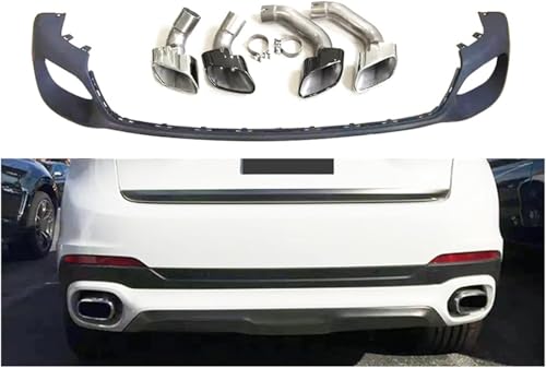 YPJHMXQXQ ABS-Heckdiffusor-Set für BMW X6 f16 2015-2019,einstellbar, mattiert – stabilität & luftströmung – moderner Design,B-35i Primer Rear Lip+Silver Tail YPJHMXQXQ ABS-Heckdiffusor-Set für BMW X6 f16 2015-2019,einstellbar, mattiert – stabilität & luftströmung – moderner Design,B-35i Primer Rear Lip+Silver Tail von YPJHMXQXQ